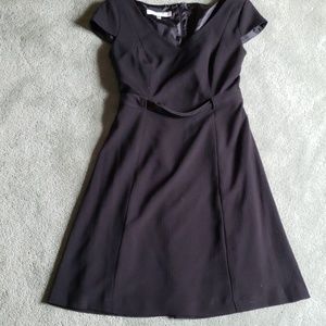NWT Evan Picone Sz 8P black dress w/ belt